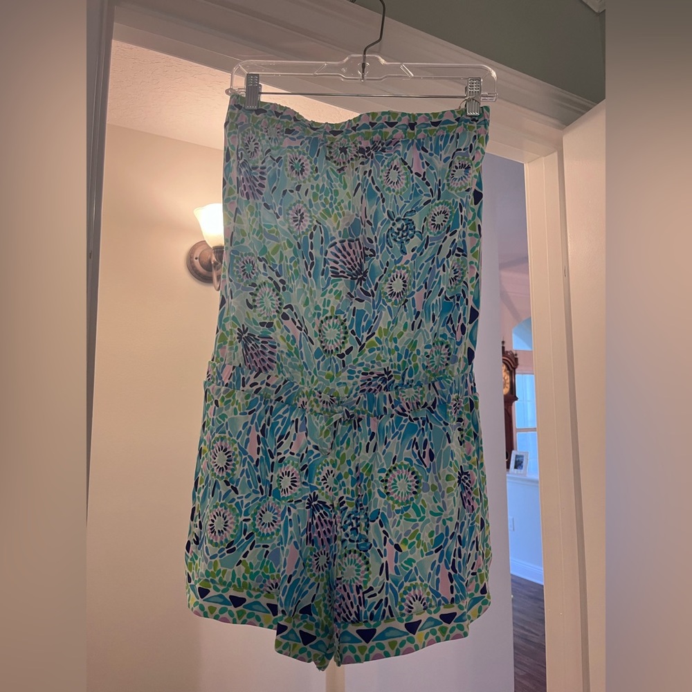 Lilly Pulitzer strapless romper